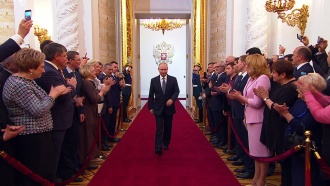 Торжественная церемония вступления в должность президента РФ. Видео трансляции