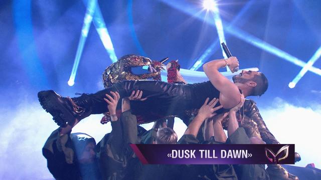 Dusk Till Dawn — Тимур Родригез и Змея | Новогодняя Маска.НТВ.Ru: новости, видео, программы телеканала НТВ